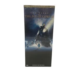 The Polar Express Starring Tom Hanks 2 Disc DVDs 2005 Widescreen Edition New